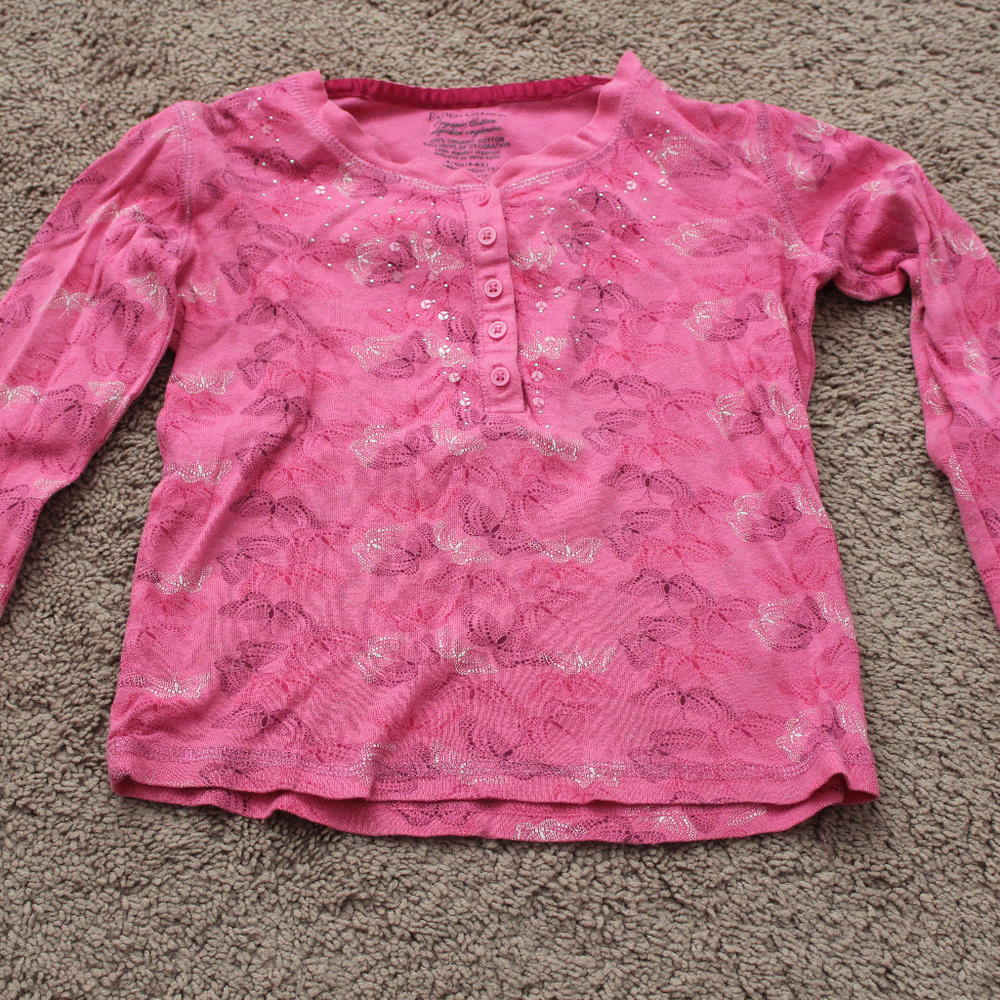 Faded Glory Butterfly Shirt